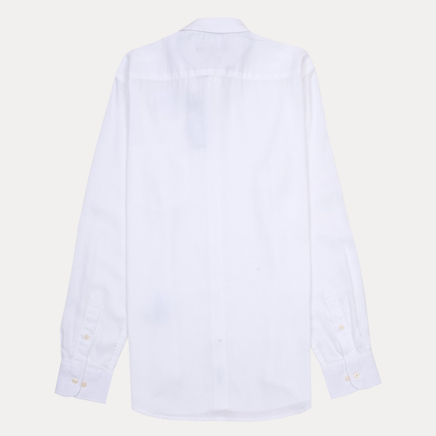 TOMMY HILFIGER Ethereal Ivory Tailored Fit Long Sleeve Button-Down Shirt