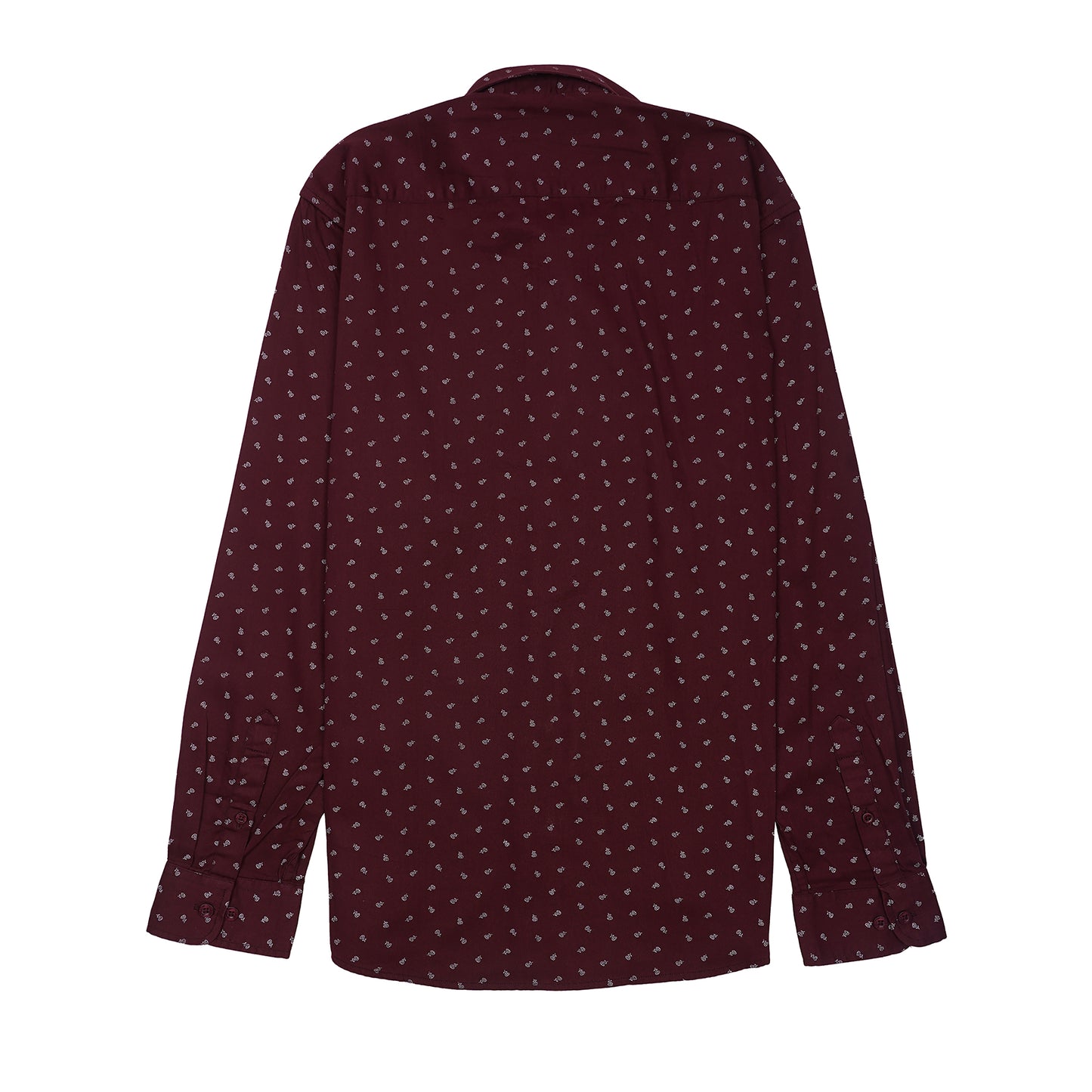 TOMMY HILFIGER Radiant Garnet Tailored Fit Long Sleeve Shirt