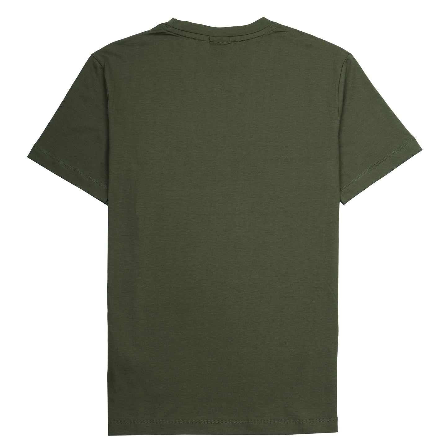 BOSS Olive Green Graphic Logo Casual T-Shirt