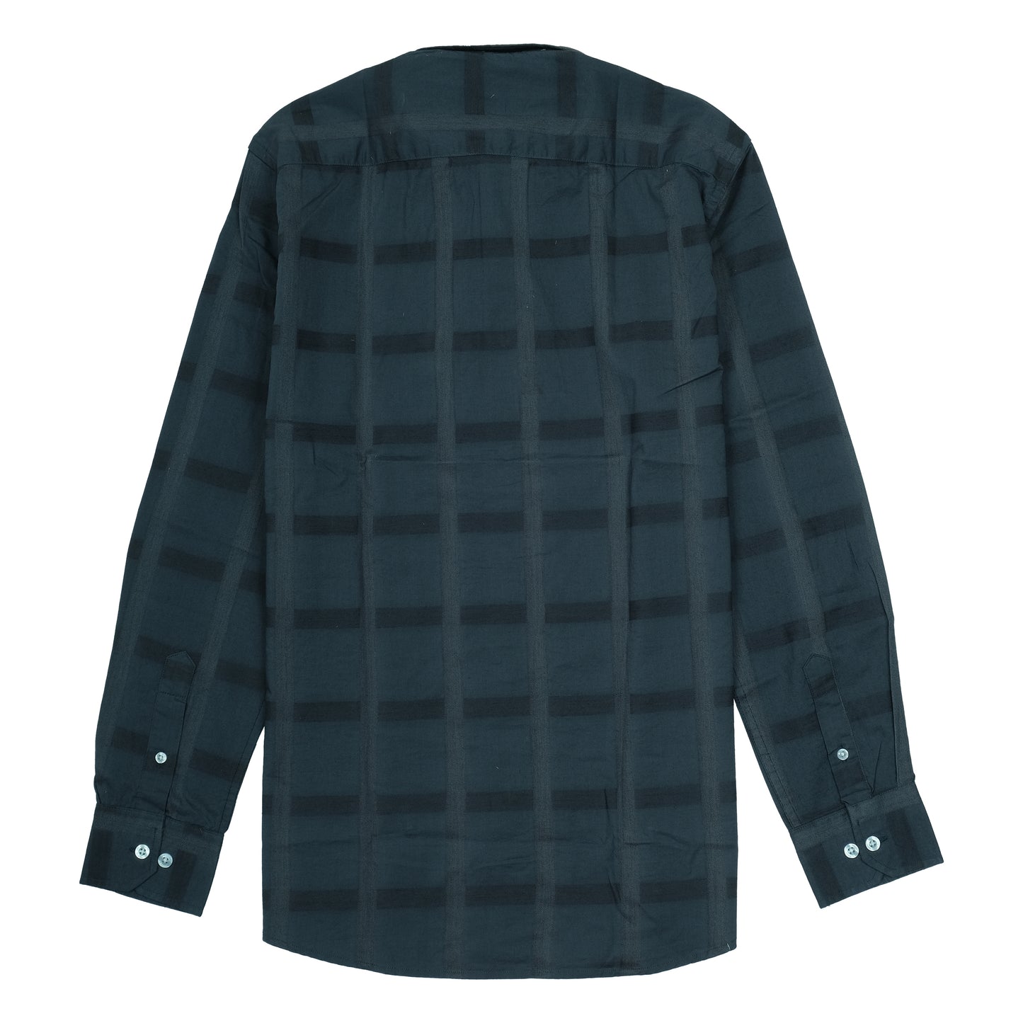 LACOSTE Dark Blue Classic Fit Button-Up Shirt