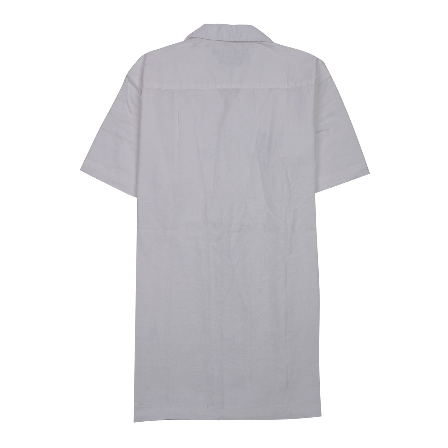 ZARA Glimmering Quartz Classic Fit Short Sleeve Linen Shirt