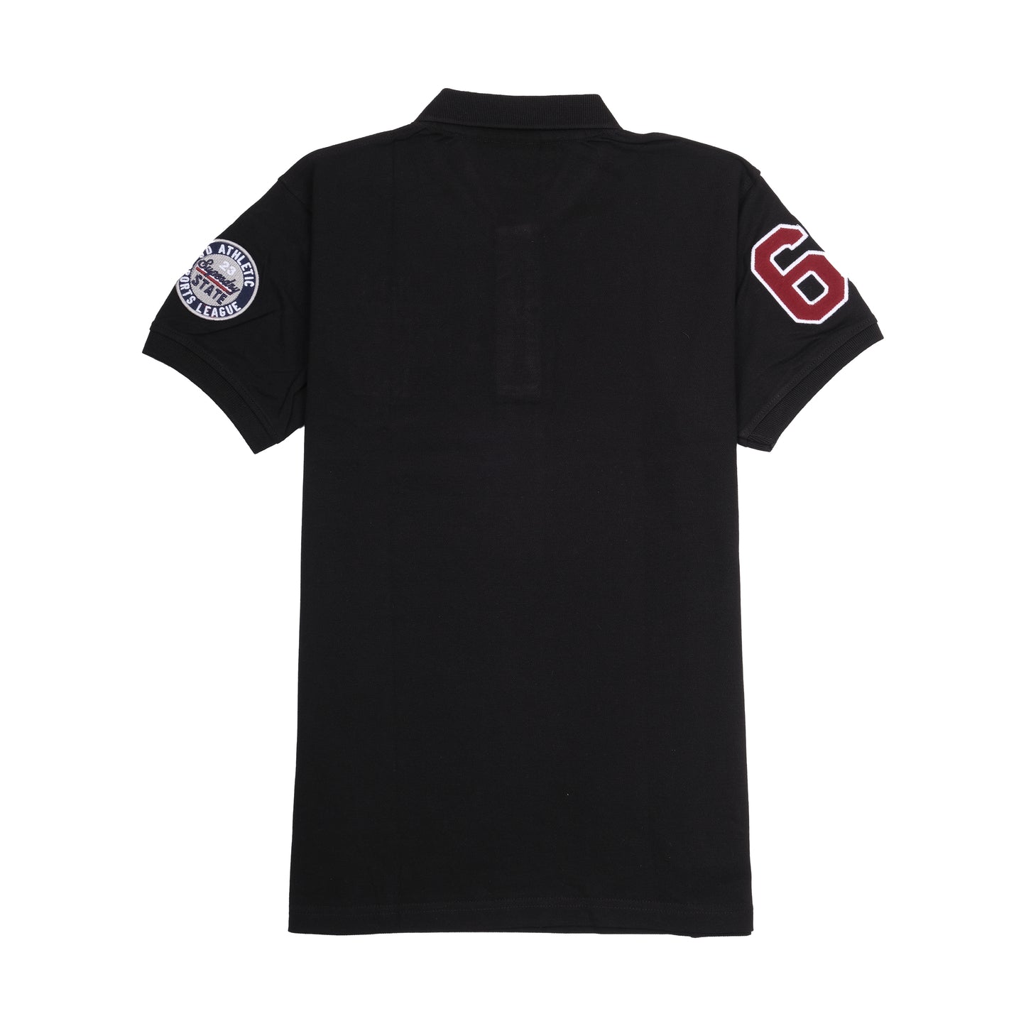 SUPERDRY Classic Black N-Y-C College Athletic Polo Shirt