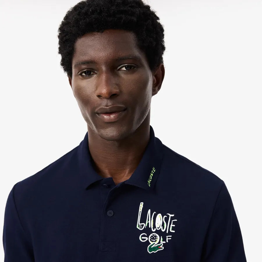 LACOSTE Oceanic Sapphire Classic Fit Short Sleeve Golf Polo