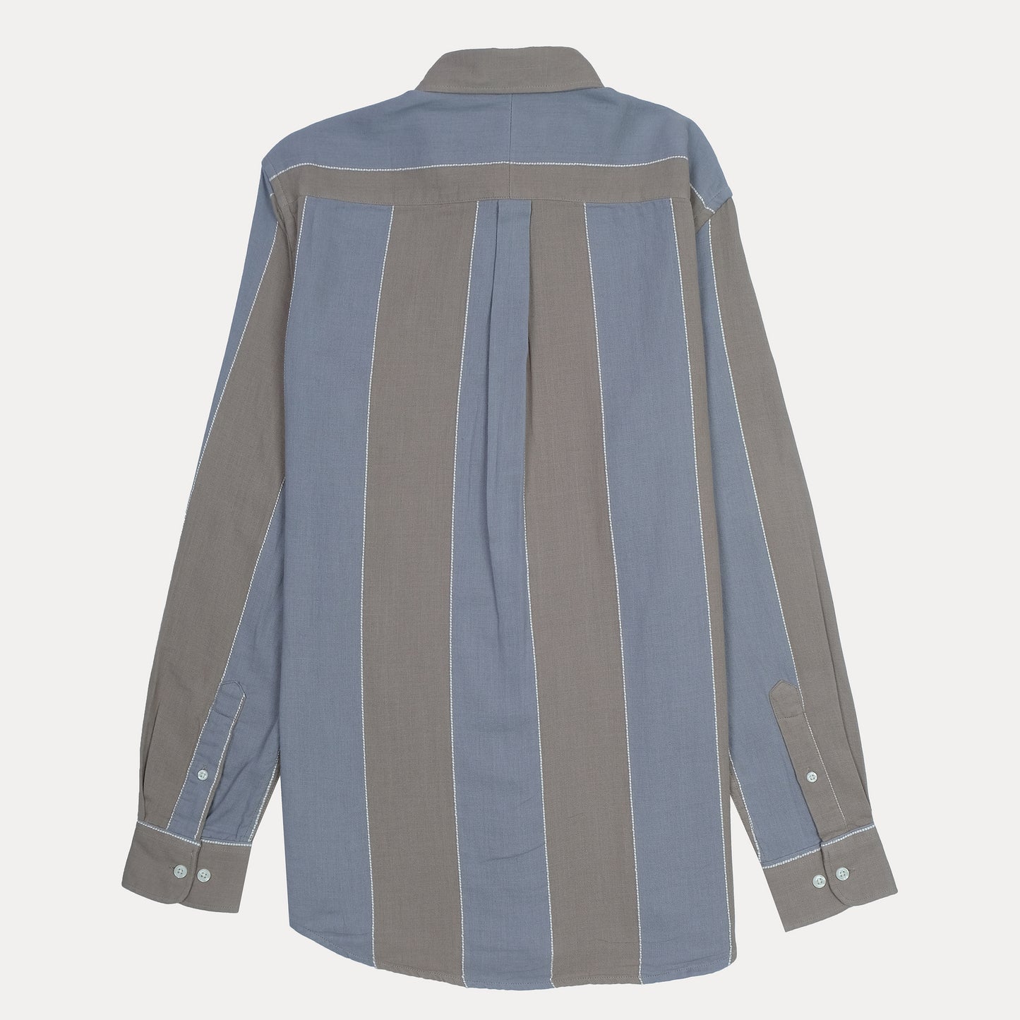 POLO RALPH LAUREN Tranquil Ash Tailored Fit Long Sleeve Striped Shirt