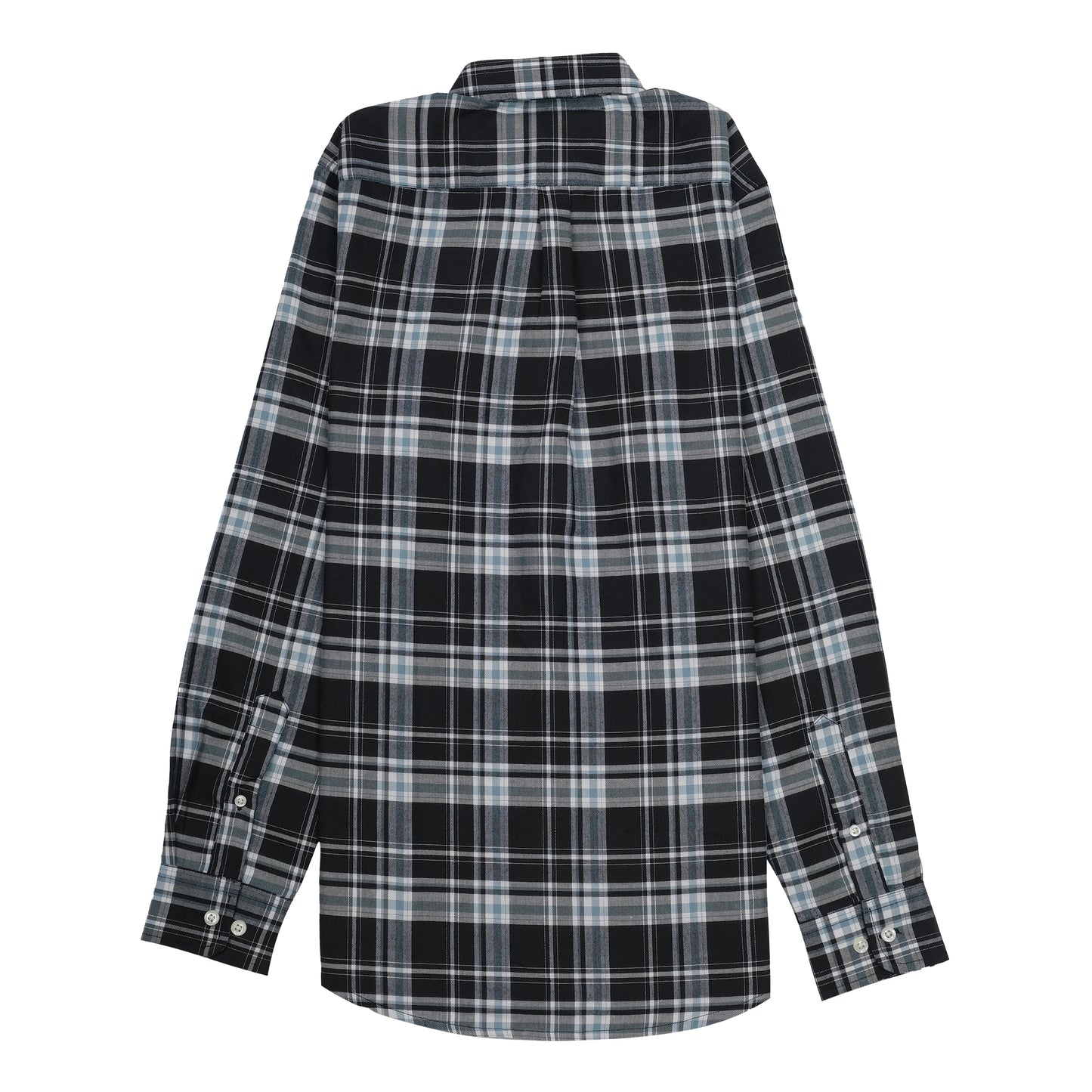 U.S. POLO ASSN. Twilight Slate Tailored Fit Long Sleeve Plaid Shirt