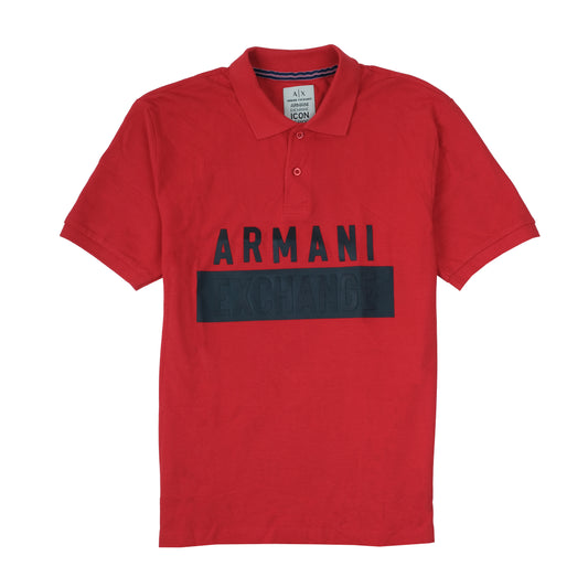 Armani Red Polo T-shirt