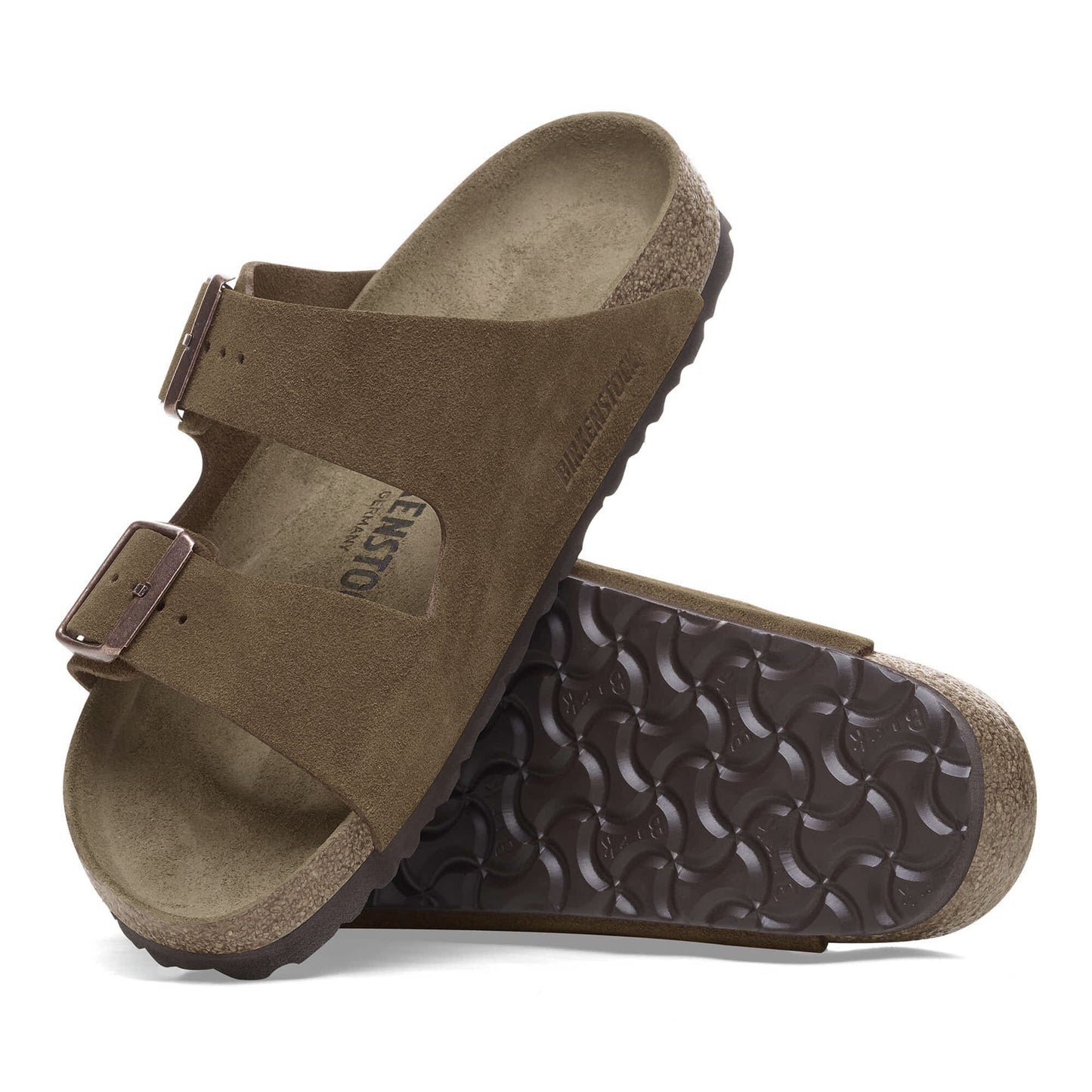 BIRKENSTOCK Mystic Olive Effortless Fit Arizona Slip-On Sandals