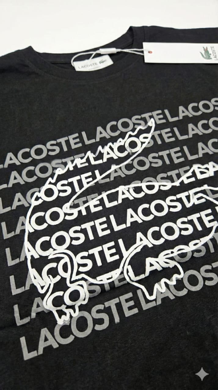 LACOSTE Graphic Logo Short Sleeve T-Shirt