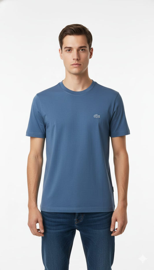 LACOSTE Serene Oceanic Classic Fit Short Sleeve Cotton T-Shirt