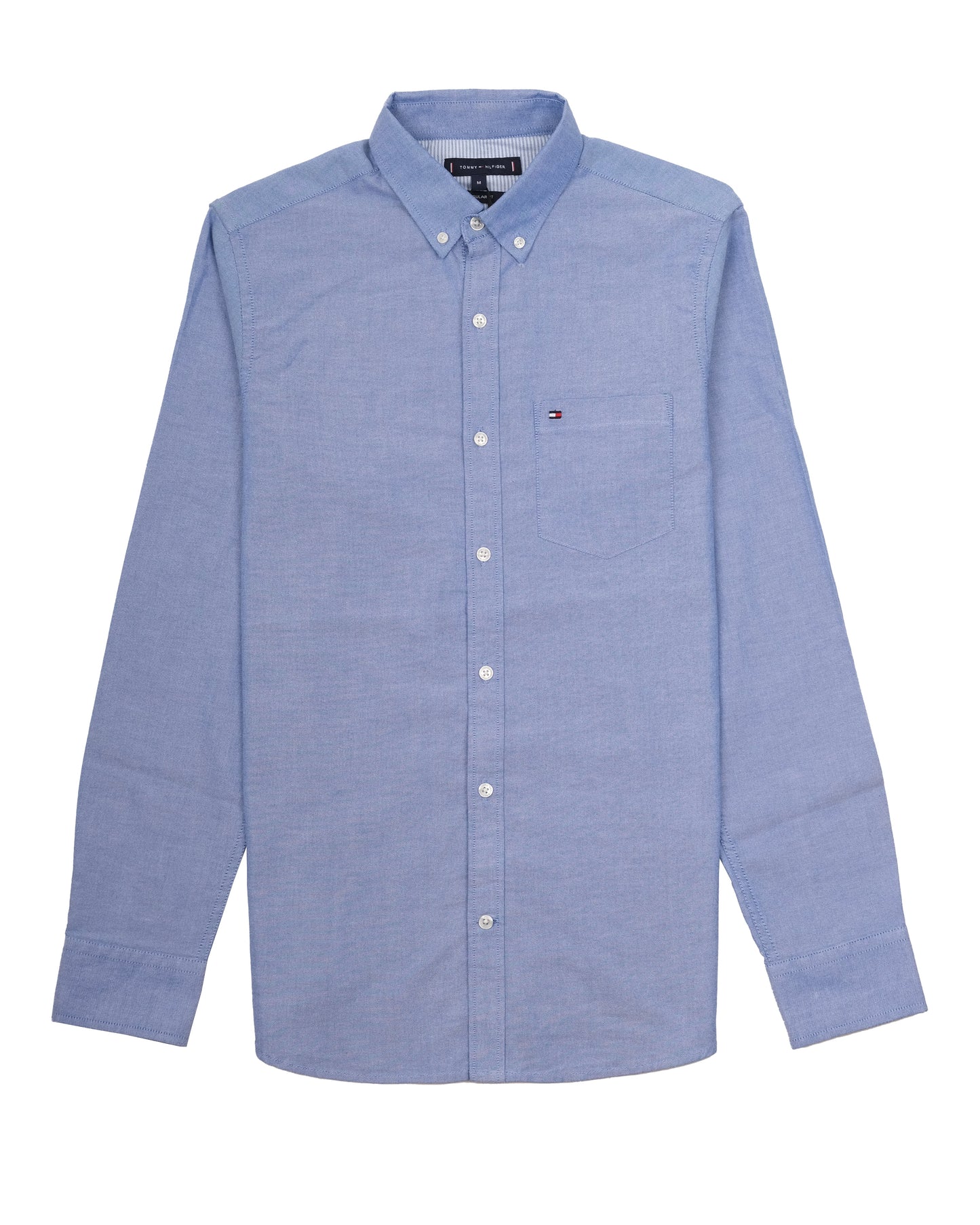 TOMMY HILFIGER Sky Blue Oxford Slim Fit Button-Down Shirt