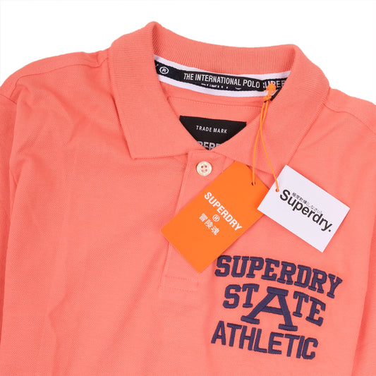 Superdry Orange Polo T-shirt