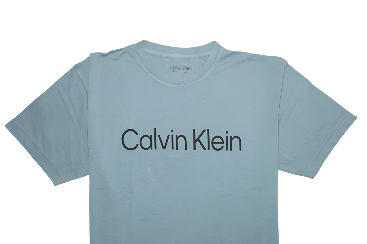 CALVIN KLEIN Ethereal Mint Tailored Fit Short Sleeve T-Shirt