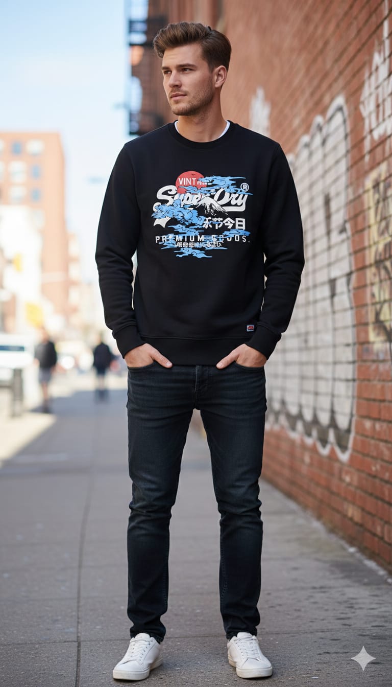 Superdry Vintage Premium Goods Sweatshirt