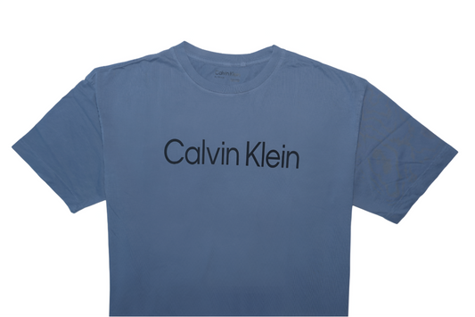 CALVIN KLEIN Ethereal Teal Tailored Fit Short Sleeve T-Shirt
