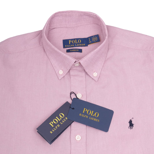 POLO RALPH LAUREN Blush Petal Classic Fit Long Sleeve Shirt