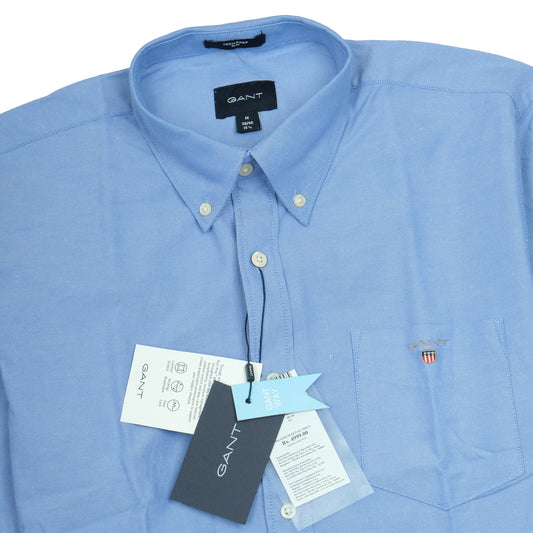 GANT Light Blue Classic Fit Button-Down Shirt