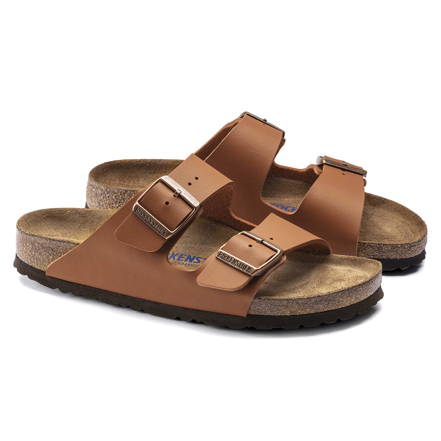 BIRKENSTOCK Seraphic Amber Drift Luxe Soft Footbed Double-Buckle Sandals