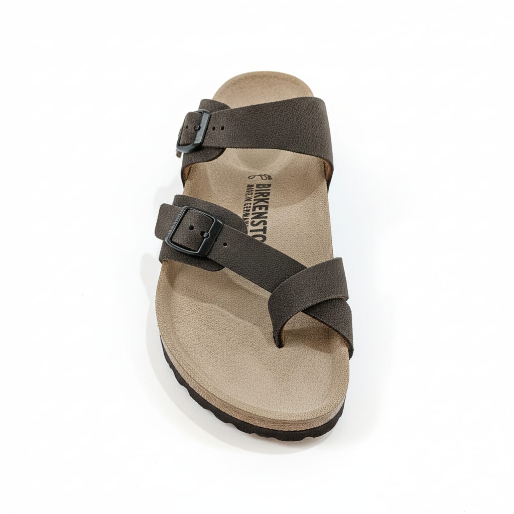 BIRKENSTOCK Earthy Walnut Luxe Soft Footbed Arizona Sandals