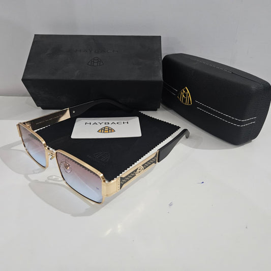 MAYBACH Luxury Gold Frame Sunglasses with Gradient Lenses
