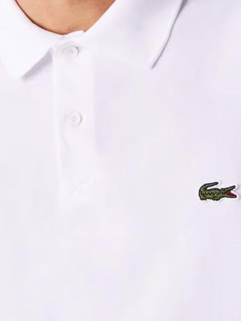 LACOSTE Whispering Pearl Tailored Fit Short Sleeve Piqué Polo