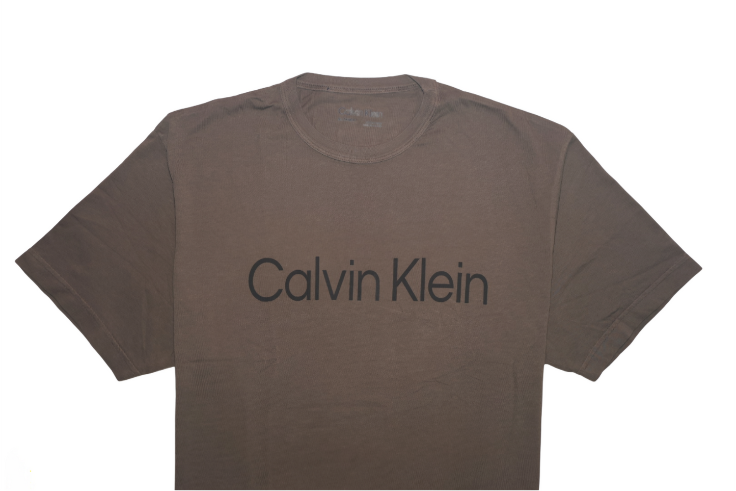 CALVIN KLEIN Emberwood Charcoal Essential Fit Short Sleeve Tee
