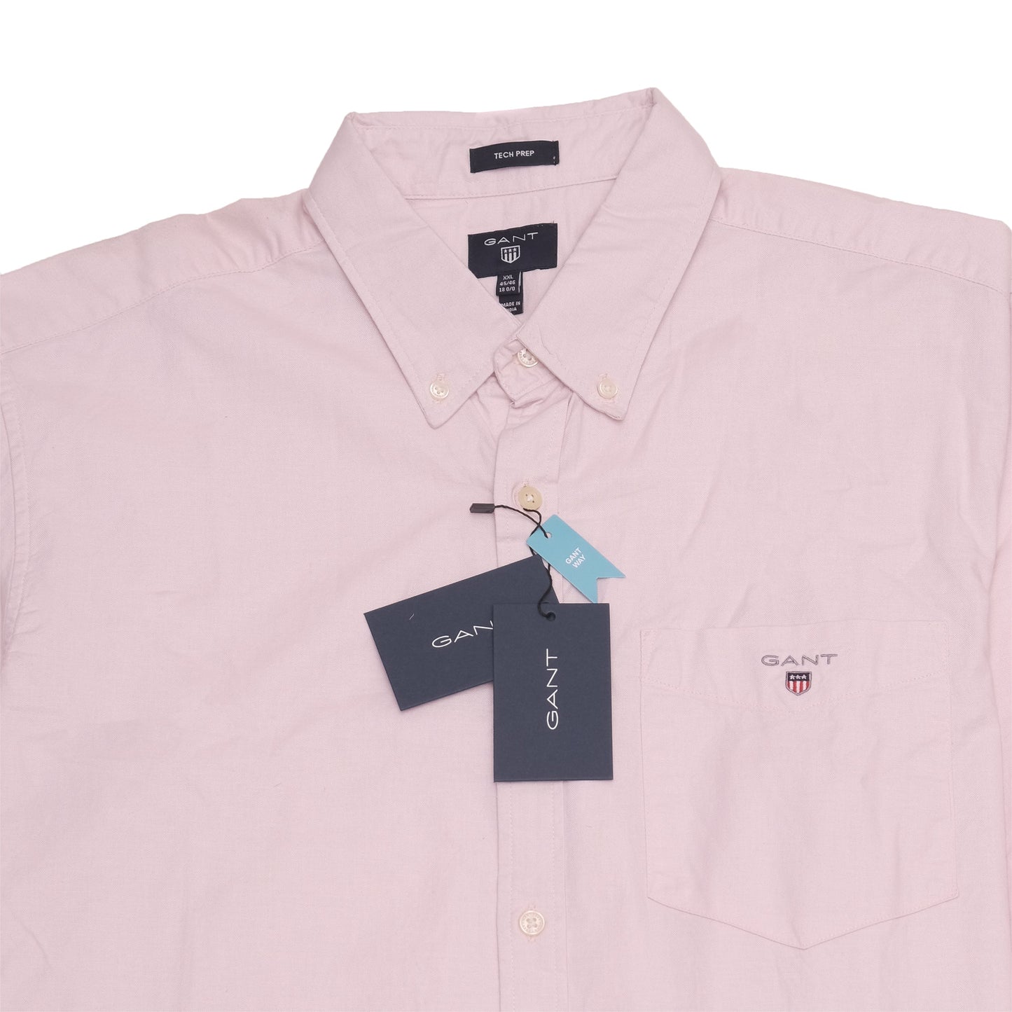 GANT Light Pink Classic Fit Button-Down Shirt