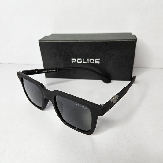 POLICE Dusk Sapphire Statement Frame Square Sunglasses
