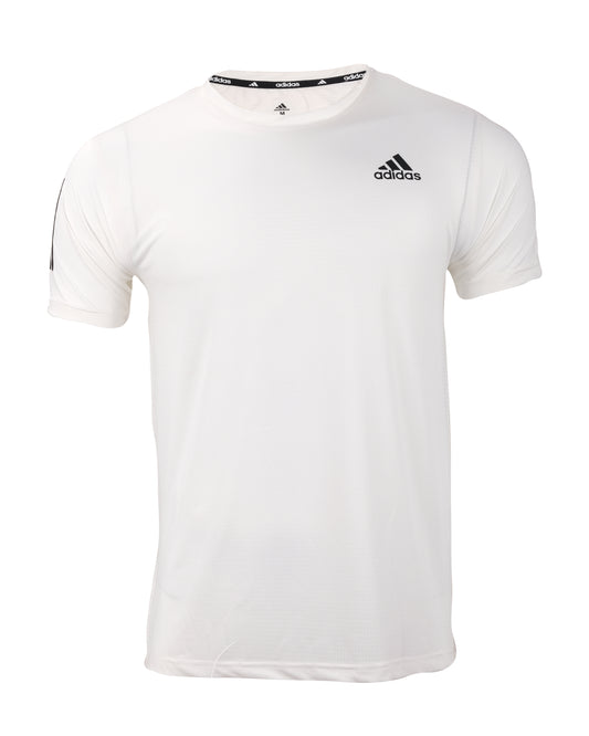 ADIDAS White Aeroready Essentials Short Sleeve Sports T-shirt