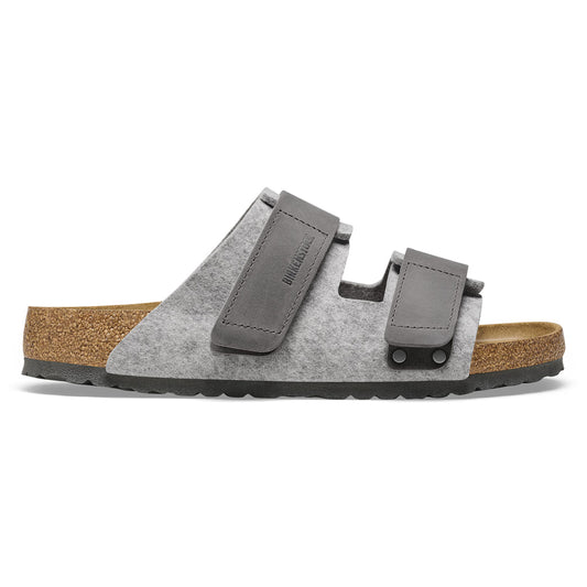 Birkenstock Arizona Felt Sandals in Grey