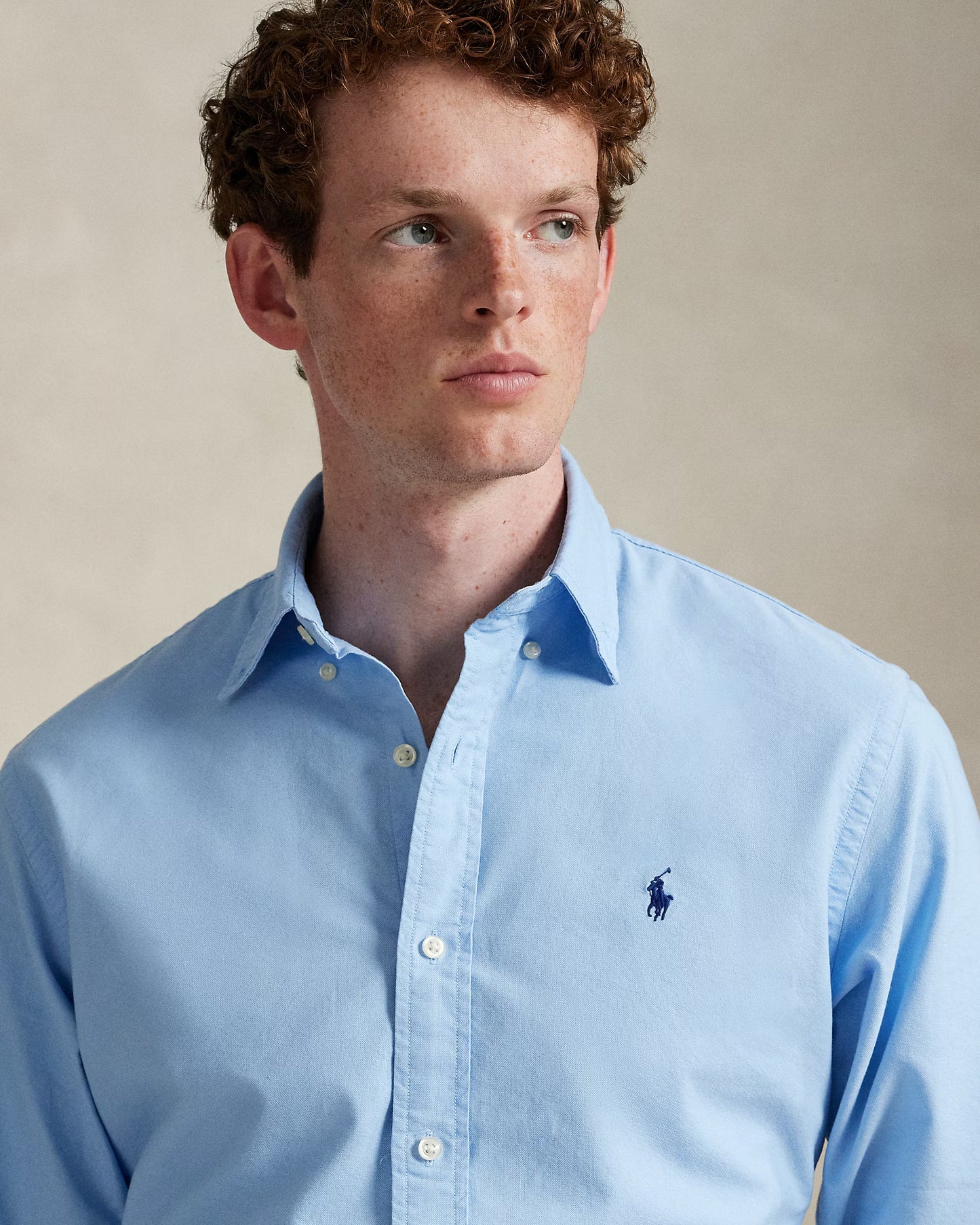 POLO RALPH LAUREN Serene Dark Sky Classic Fit Long Sleeve Button-Down Shirt