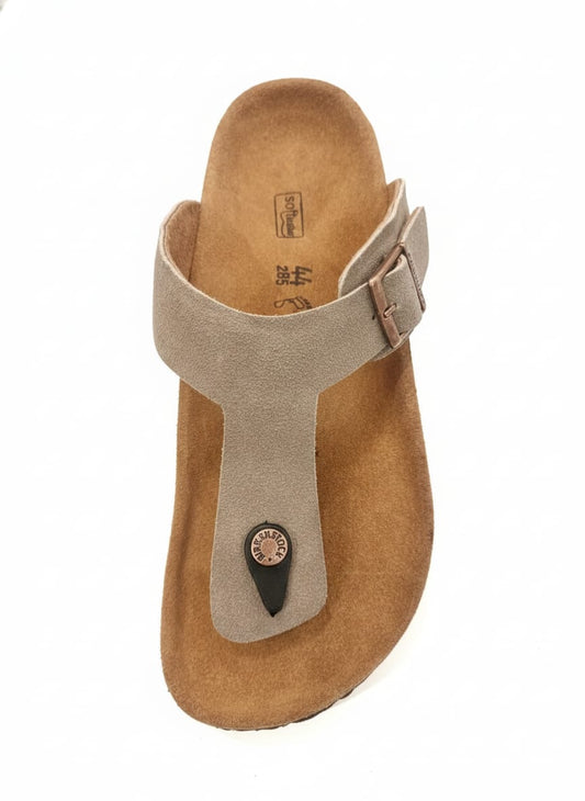 Birkenstock Arizona Soft Footbed Sandals in Beige