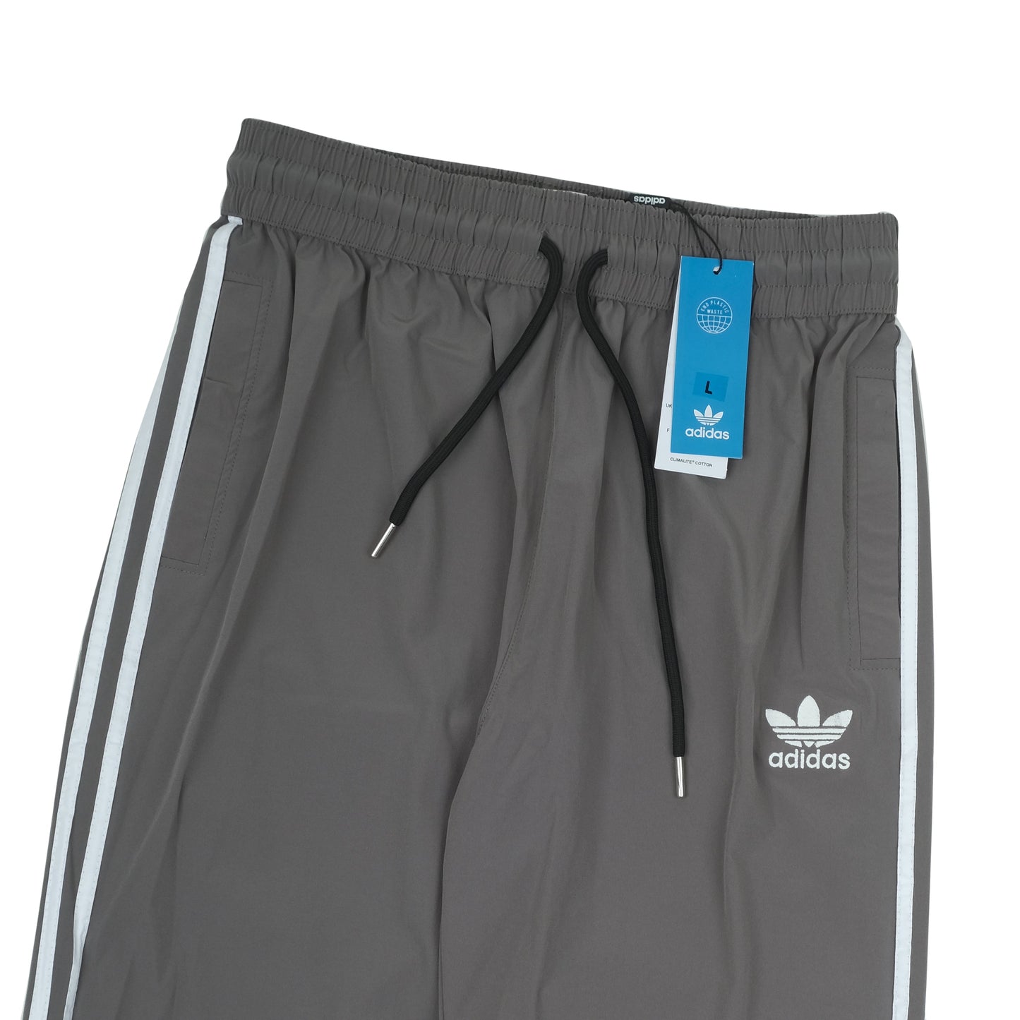 ADIDAS Originals Grey Three Stripe Relaxed Fit Track Pants