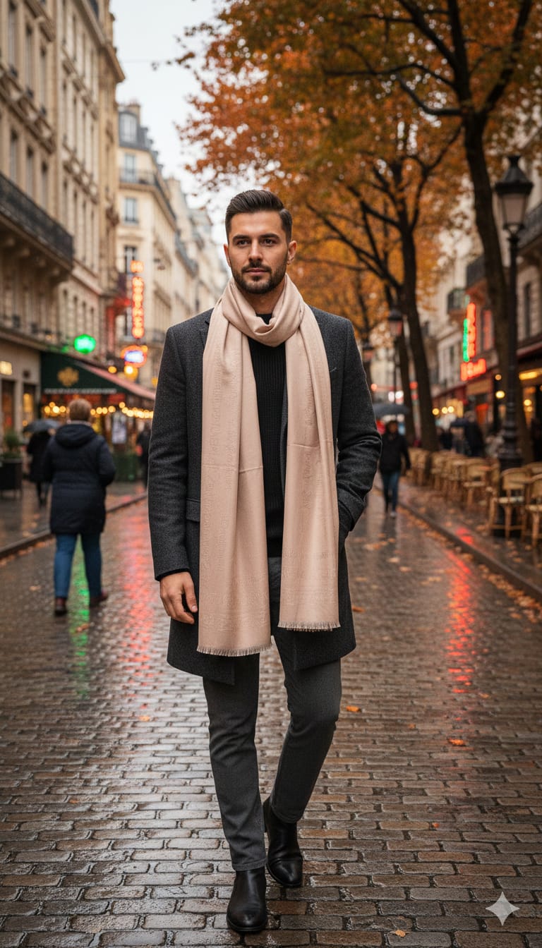 Coach Attire Classic Cashmere Blend Scarf