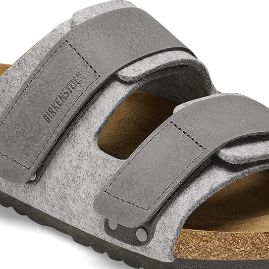 Birkenstock Arizona Felt Sandals in Grey