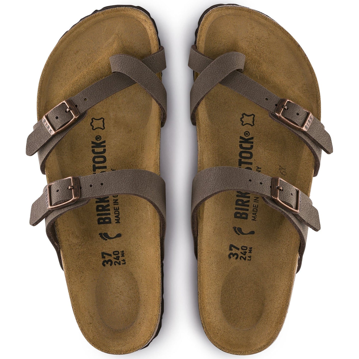 BIRKENSTOCK Earthy Taupe Casual Comfort Soft Footbed Sandals