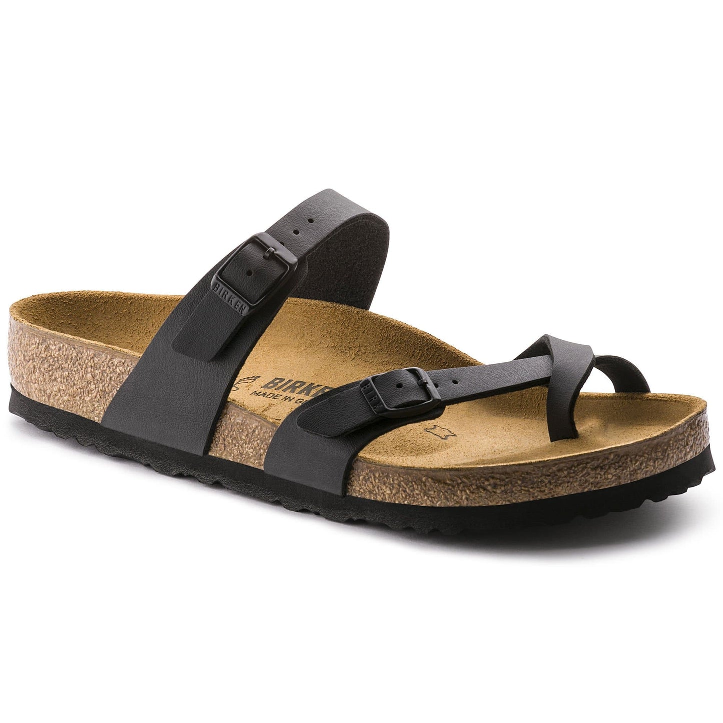 BIRKENSTOCK Twilight Charcoal Luxe Soft Footbed Sandals
