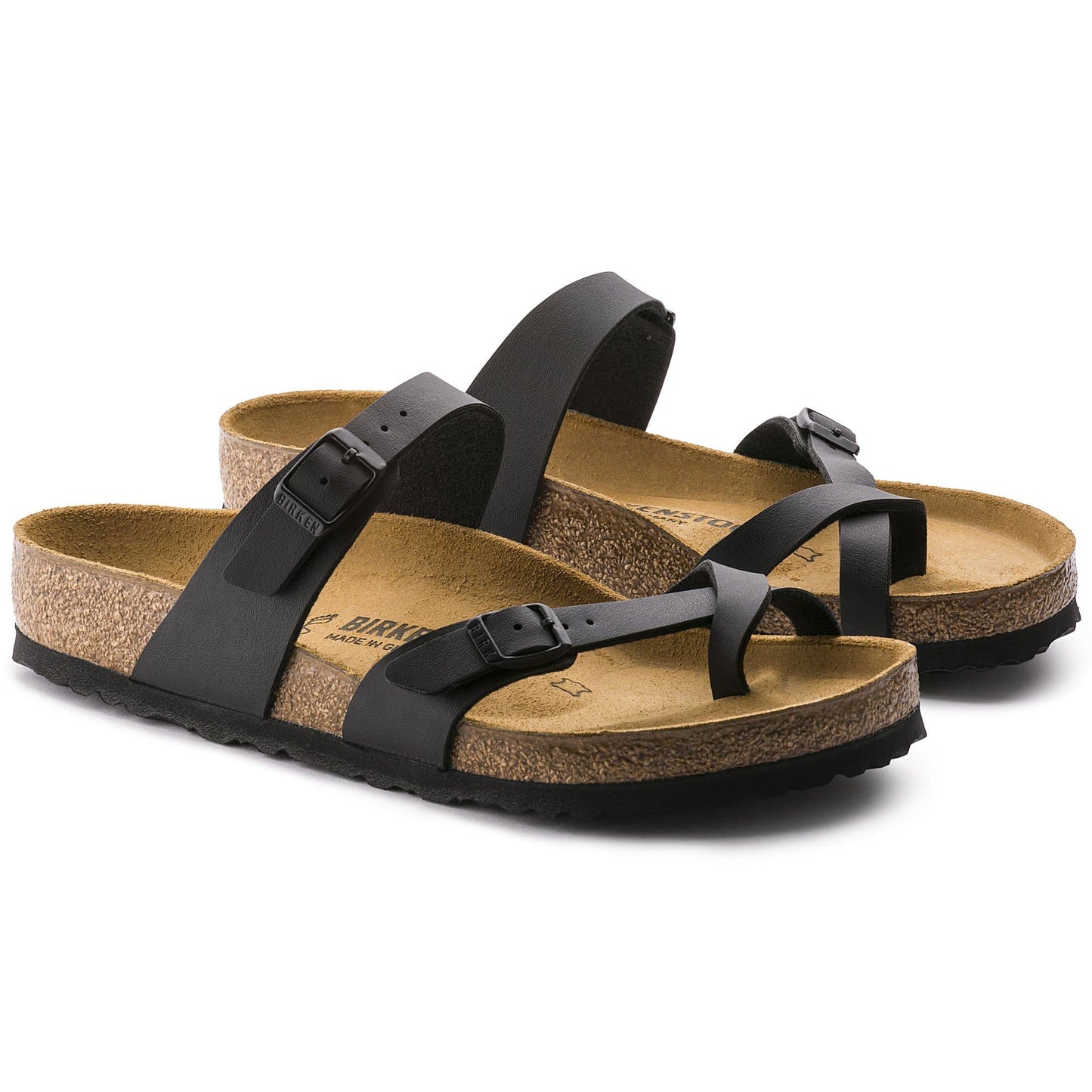 BIRKENSTOCK Twilight Charcoal Luxe Soft Footbed Sandals