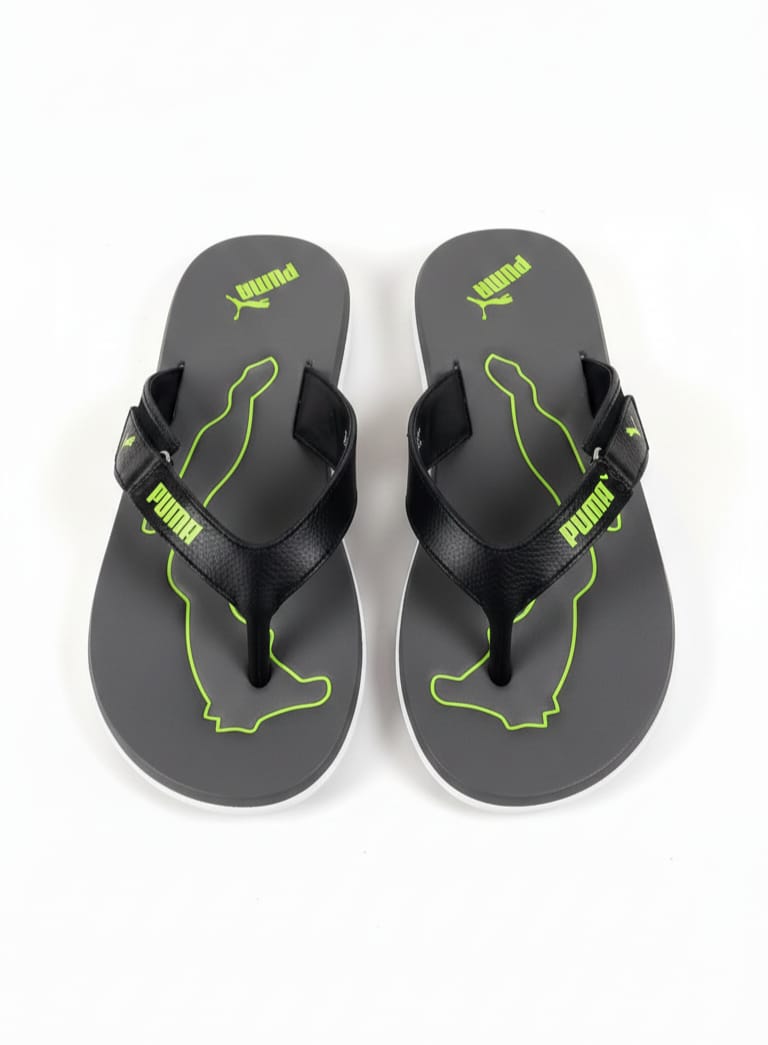 PUMA Electric Emerald Sleek Fit Sporty Flip Flops