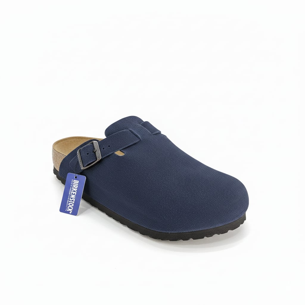 BIRKENSTOCK Deep Ocean Azure Soft Footbed Clogs