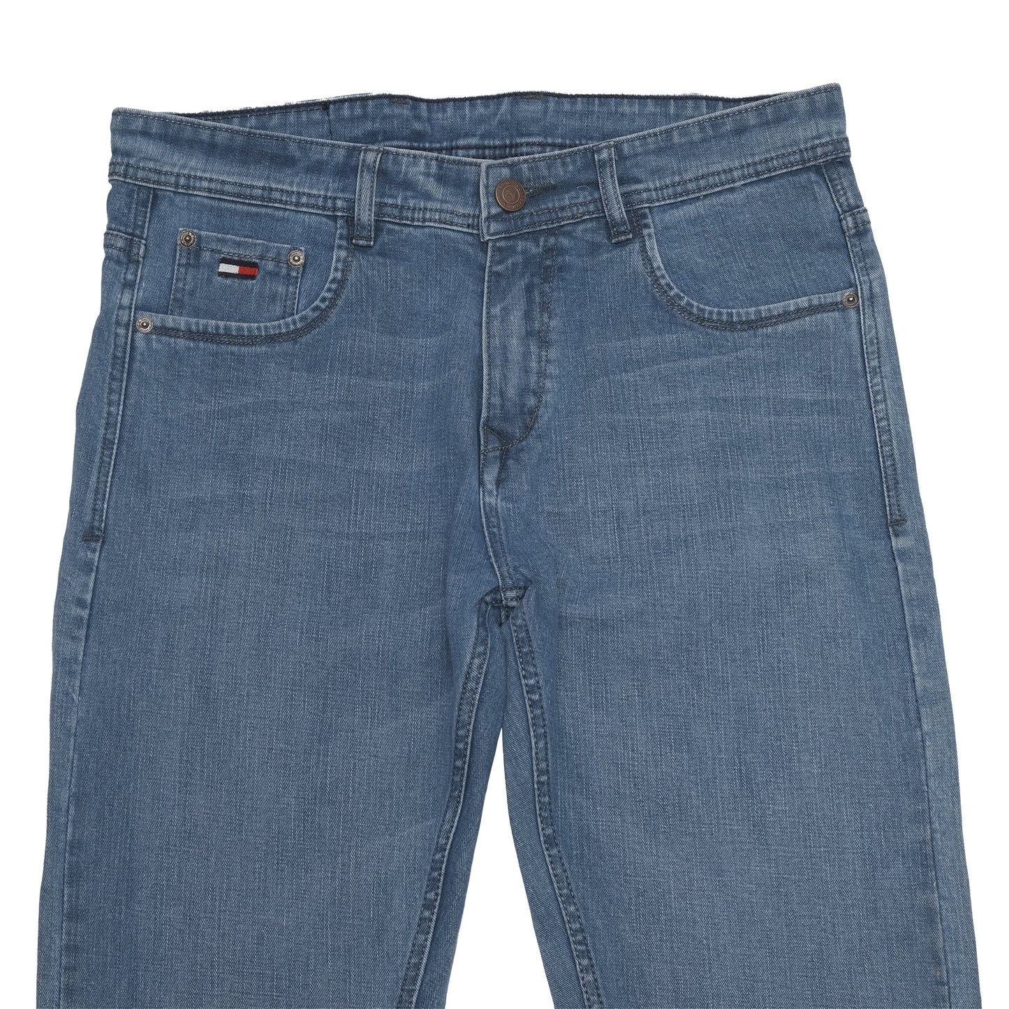 TOMMY Classic Blue Straight Fit Denim Jeans
