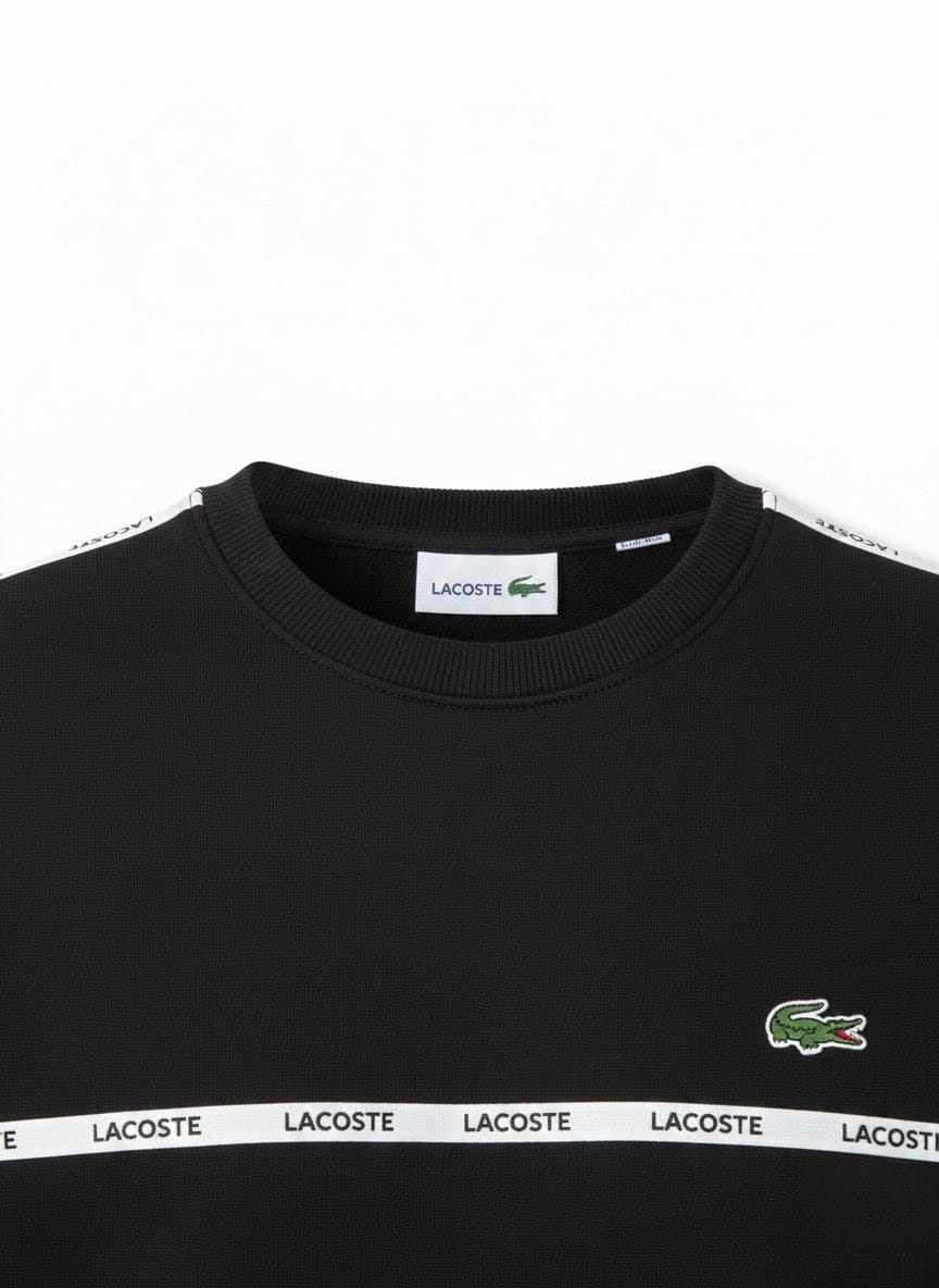 Lacoste Classic Logo Stripe Sweatshirt