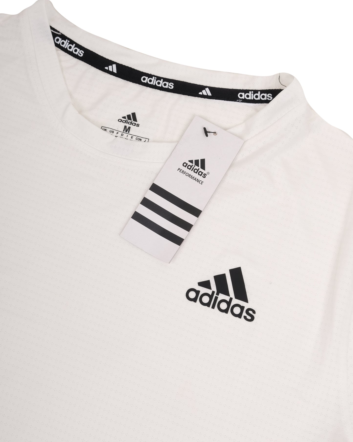 ADIDAS White Aeroready Essentials Short Sleeve Sports T-shirt