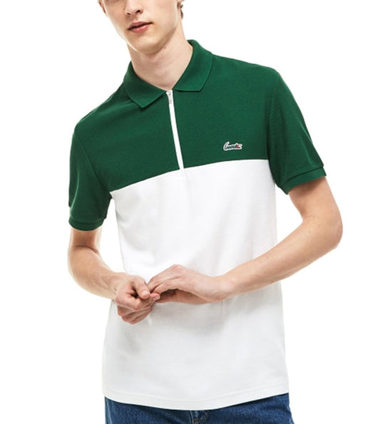 Lacoste Colorblock Zip Polo Shirt