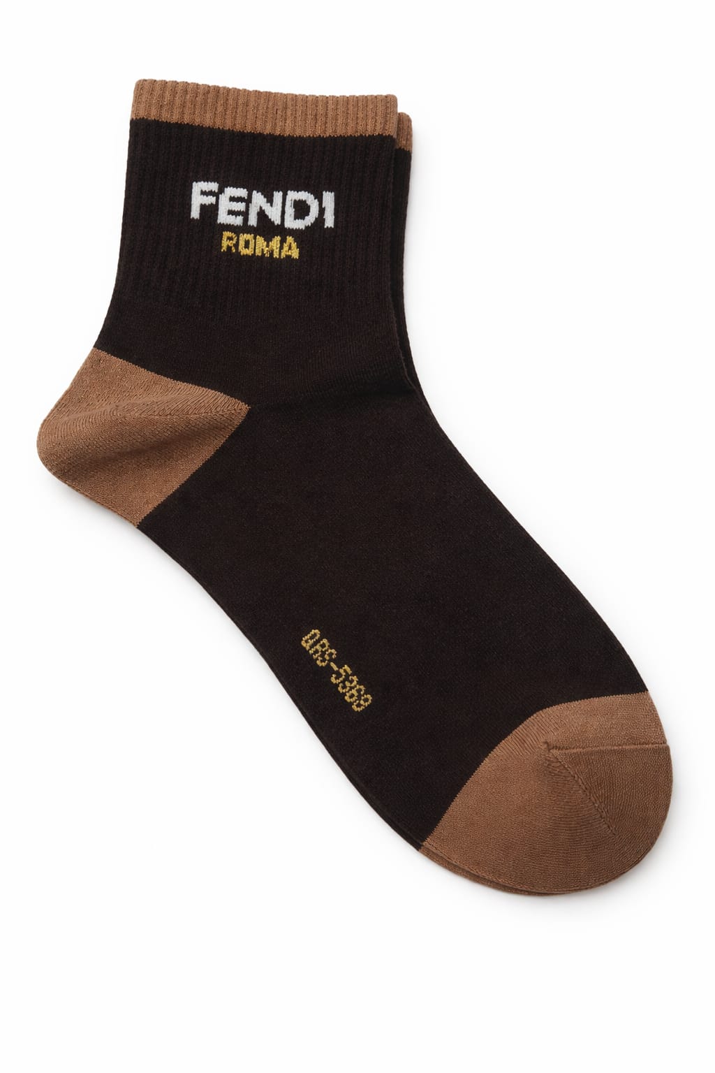FENDI Rustic Ember Luxe Colorblock Ankle Socks