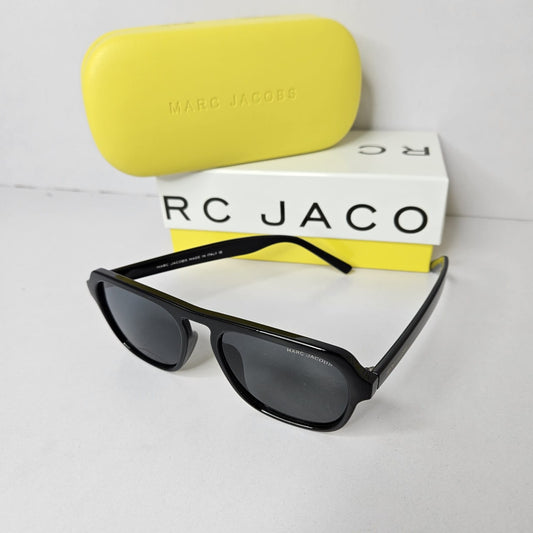 MARC JACOBS Obsidian Twilight Chic Cat-Eye Sunglasses with Lemon Zest Case