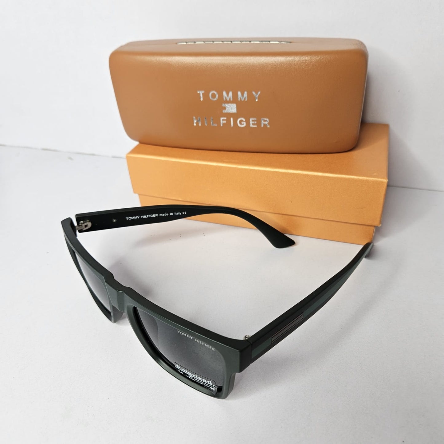 TOMMY HILFIGER Enchanted Sage Retro Fit Aviator Sunglasses with Luxe Case