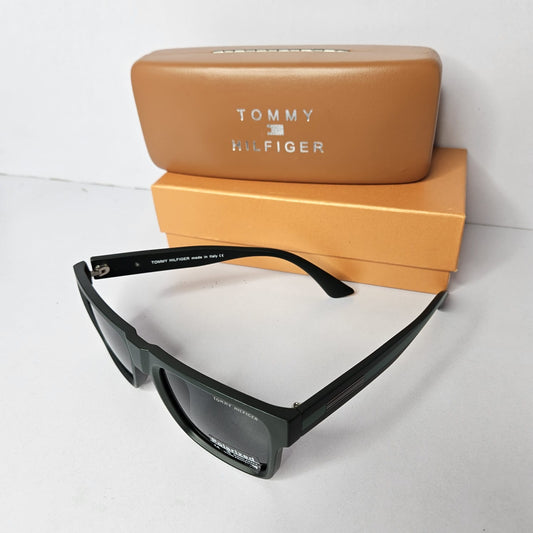 TOMMY HILFIGER Enchanted Sage Retro Fit Aviator Sunglasses with Luxe Case