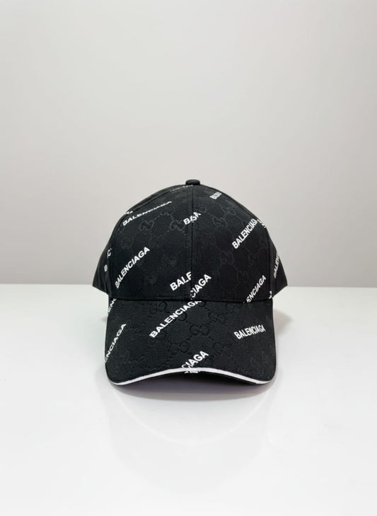 BALENCIAGA Shadowed Onyx Signature Logo Cap