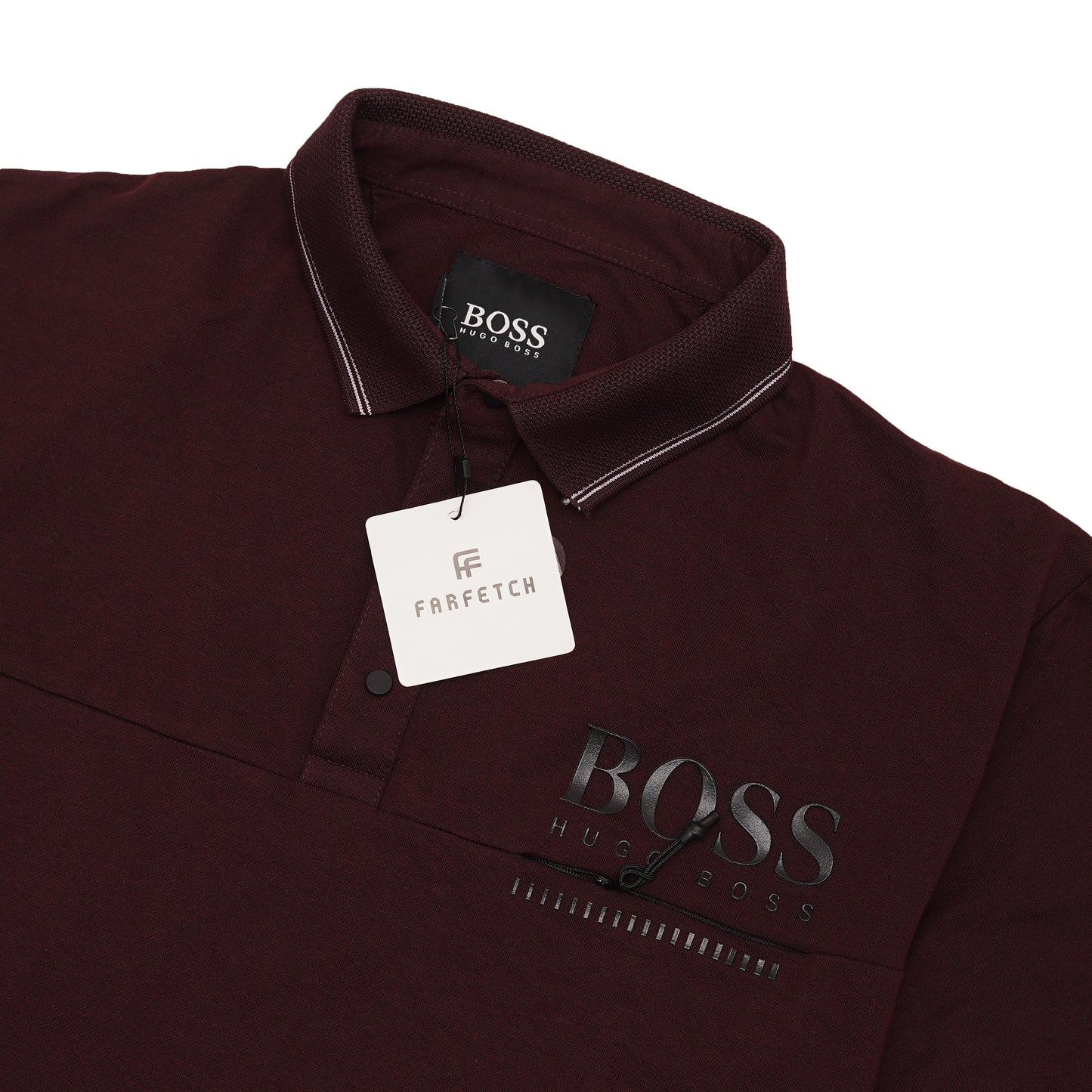 BOSS Burgundy Classic Fit Polo Shirt