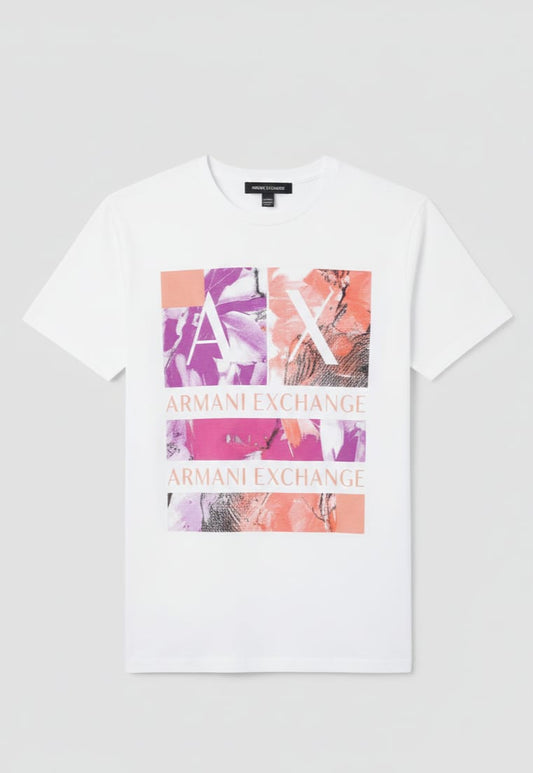 ARMANI EXCHANGE Blush Quartz Modern Fit Short Sleeve T-Shirt